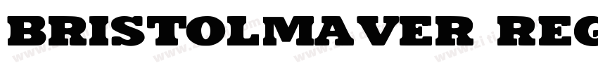 Bristolmaver Regular字体转换